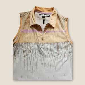 Jamie Sadock Women's Sleeveless Golf 1/4 Zip Top Size Large
